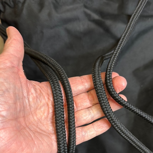 Adidas Black and Tan Drawstring Backpack - Picture 5 of 11